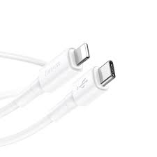 Baseus Mini White Pd 18w Usb C To Lighting Iphone Ipad Cable 1 M Skmobile