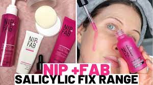 nip fab salicylic fix range new nip