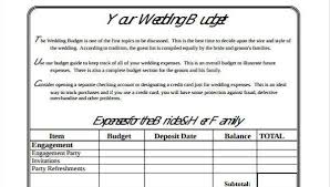 Free 6 Wedding Budget Form Sample In Sample Example Format