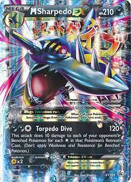 M Sharpedo EX XY200 Promo - Mega Pokemon Card - Holo Rare- Buy Online in  India at Desertcart - 137485878.