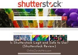 is shutterstock legit and safe to use