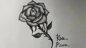 Techniques in this lesson can be applied to any drawing or painting medium. How To Draw Rose Flower With Pencil Drawing Of Rose Flower Easy Step By Step Youtube