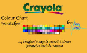Crayola Pencils 64 Swatches By Suspiria Ru On Deviantart