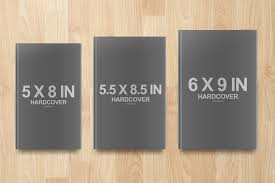 Multiple Sized Hardcover Book Psd