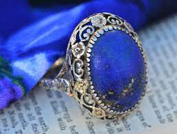 lapis lazuli gemstone velvet box society