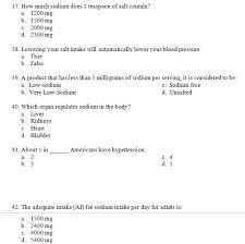 solved 37 how much sodium does 1