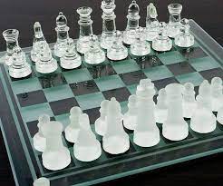 Glass Chess Set Glass Chess Chess Board