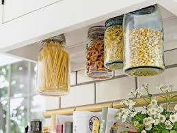 Hanging Mason Jars For Storage