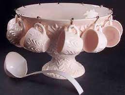 Complete Gorgeous S Pink Milk Glass