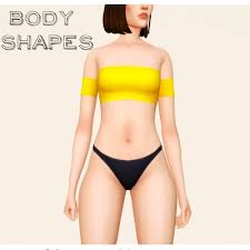 body shapes female body presets