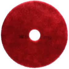 3m 5100 buffer pad 12 inch red