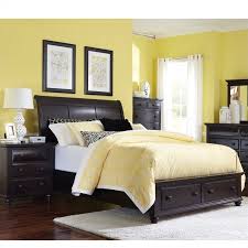 I have a slight obsession with the brasilia by broyhill line from the 1960s. Broyhill Farnsworth Storage Sleigh Bed 3 Pc Bedroom Set In Inky Black Walmart Com Walmart Com