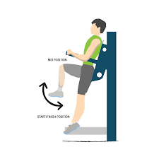 vertical knee raise outdoor fit