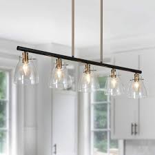 Modern Brass Hanging Light
