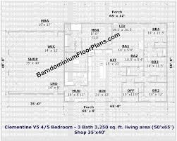 clementine 50x100 barndominium floor