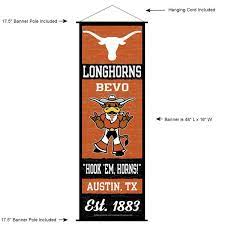 texas longhorns wall banner and door