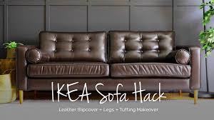 ikea sofa hack leather sliper