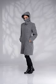 Winter Wool Coat Women Hooded Coat With