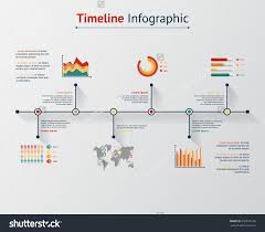 Time Line Infographic Vector Illustration Timeline Design
