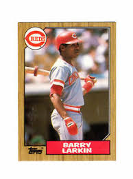 1987 Topps Barry Larkin Cincinnati Reds 648 Baseball Card