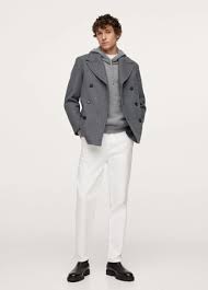 Grey Pea Coat Outfits 91 Ideas
