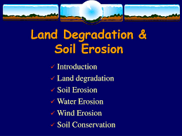 land degradation soil erosion