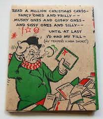 Check spelling or type a new query. Vintage Rare 1930s Hallmark Fold Out Christmas Card Boss Secretary Very Large Ebay