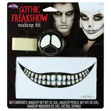 gothic freakshow makeup kit costume