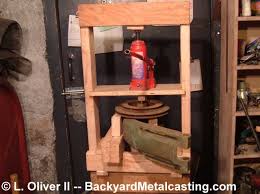 homemade hydraulic press