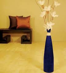 Decorative Vases 24 Tall Blue Bud