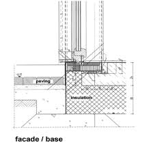 facade elements with the floor slab
