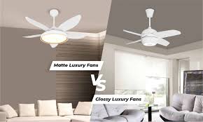 white luxury ceiling fans by fanzart