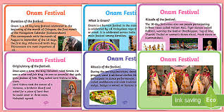As it is the major day, people usually interchangeably use the terms onam and tiruvonam. Onam Teacher Made