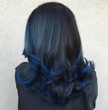 How did you manage to get it so blue when your hair is so dark? 20 Dark Blue Hairstyles That Will Brighten Up Your Look Dark Blue Hair Dye Dyed Hair Blue Hair Color For Black Hair