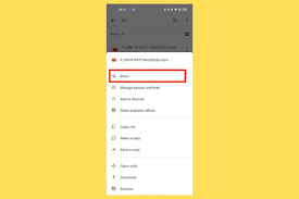 share files and folders in google drive