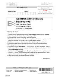 Próbny egzamin ósmoklasisty z MATEMATYKI CKE. Mamy arkusz CKE z testu z  matematyki! 20.03.21 | Gazeta Krakowska