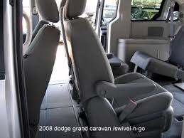2008 chrysler minivan swivel n go seats
