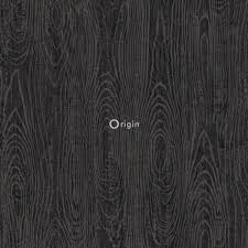 Looking for the best ebony wood wallpaper? Wallpaper Wooden Planks With Wood Grain Black Matieres Wood Colllections Origin Wallcoverings