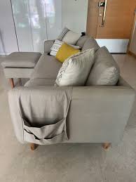 l shape fabric sofa freya beige color