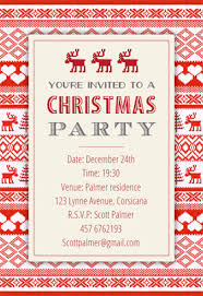 Free Printable Christmas Invitations Happy Holidays