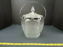 Clear Glass Cookie Jar Canister