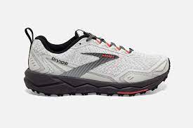 Brooks shoes 2020 online website offers all kinds of styles and colors brooks running shoes, brooks ghost, brooks beast, brooks sneakers. Brooks Divide Womens Trail Running Shoes White Grey Coral Online Brooks Running Malaysia