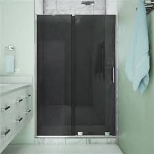 Dreamline Mirage X 72 In H X 44 In To 48 In W Frameless Bypass Sliding Chrome Shower Door Smoked Grey Glass Shdr1948723gl01