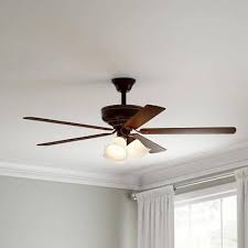 hton bay ceiling fan w light kit 52