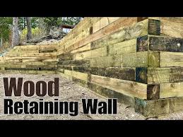 How To Build A Timber Retaining Wall