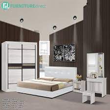 We carry bedroom furniture sets in all bed sizes, colors and styles to match your décor. Tad 2501 Saville 5 Pieces Bedroom Furniture Set Queen Size Cream Furnituredirect Com My