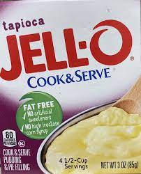 jell o tapioca pudding pie filling