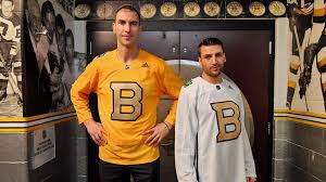 Boston bruins white 2019 winter classic breakaway jersey size m. Boston Bruins On Twitter Introducing The 2019 Bridgestone Nhl Winter Classic Bruins Official Practice Jerseys Featuring The Classic B Logo With Notre Dame Gold Get Yours At The Bostonproshop On Level 2
