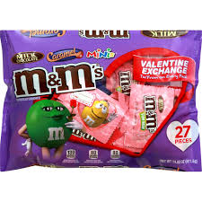 m m s chocolate cans valentine