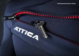 Attica Wetsuits Omega Gbs 2 2mm Long Sleeve Springsuit Graphite Black Orange 2017 18 Summer Range